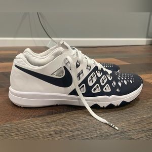 Nike Train Speed 4 AMP Sneaker Penn State PSU Size 9.5 Blue & White